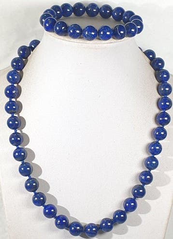 Lapis lazuli NATURAL uit Afghanistan - armband en