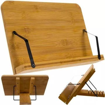 Boekensteun Bamboe – Duurzame Boekenstandaard & Tablet, Ophalen of Verzenden, Nieuw