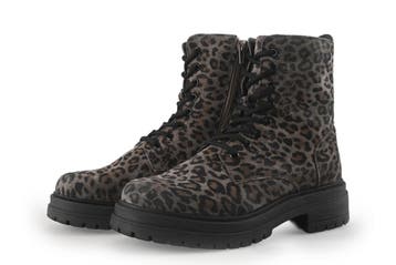 Shoecolate Veterboots in maat 39 Grijs, Shoecolate, Verzenden, Overige typen, Zo goed als nieuw