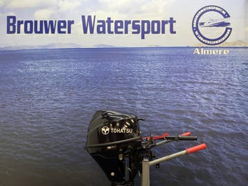 Tohatsu 6 / 8pk | Buitenboordmotor | Kortstaart | Nieuwstaat, Watersport en Boten, 5 tot 10 pk, Viertaktmotor, Ophalen of Verzenden