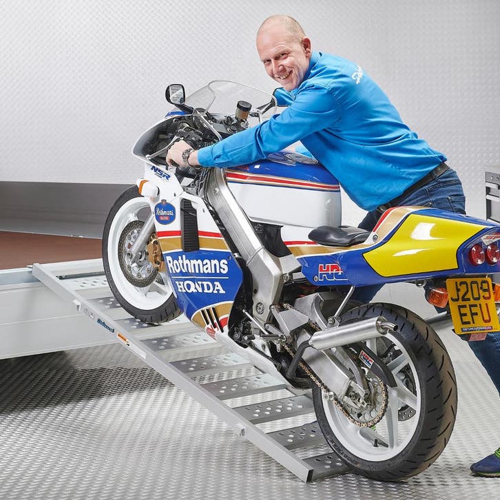 Datona Aluminium oprijplaat inhaakbaar - 195 cm - Datona, Motoren, Onderdelen | Merk-onafhankelijk, Nieuw, Ophalen of Verzenden