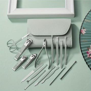 Professionele 16-delige Manicure & Pedicure Set met Reisetui, Verzenden, Nieuw