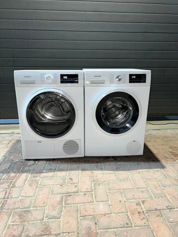 TOPSET! SIEMENS 8KG WASMACHINE SIEMENS 8KG WARMTEPOMPDROGER!, Witgoed en Apparatuur, Energieklasse A of zuiniger, 1200 tot 1600 toeren