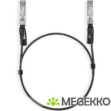 TP-LINK TL-SM5220-1M Glasvezel kabel SFP+ DAC Zwart, Verzenden, Nieuw