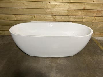 Veiling - Lavigo half vrijstaand bad 175x85x60cm Levico mat, Nieuw