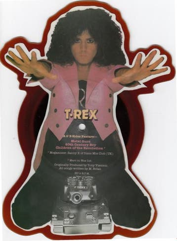 vinyl picture / shape - Tâ¢Rex - Metal Guru, 20th Centur, Verzenden, Zo goed als nieuw