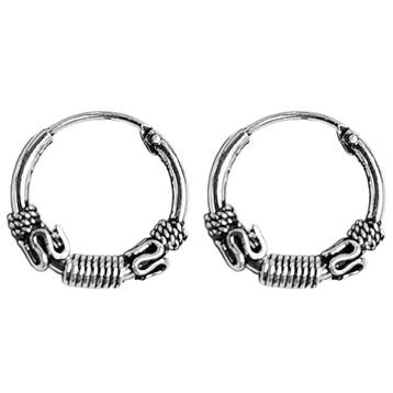 Fako Bijoux - Bali Oorringen - Kisumu - 15mm - Zilverkleurig, Verzenden, Nieuw