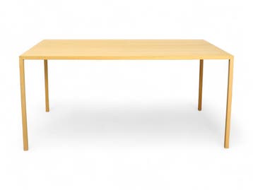 Arco Slim tafel 160x90 cm, fineer naturel, Overige plaatsen, Ophalen of Verzenden, Gebruikt, Tafel