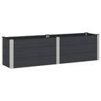 vidaXL Verhoogde plantenbak Zwart 200 x 50 x 54 cm, Tuin en Terras, Bloembakken en Plantenbakken, Verzenden, Nieuw, Minder dan 60 cm