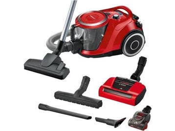 Veiling - Bosch BGS41PET1 - Stofzuiger zonder zak - Rood, Witgoed en Apparatuur, Nieuw