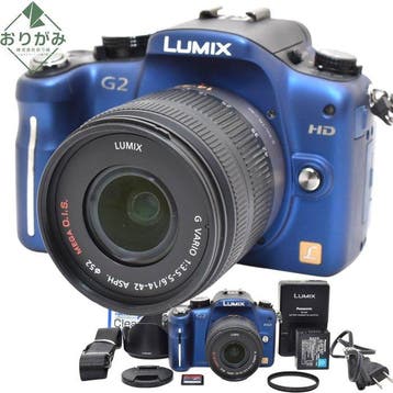 Panasonic LUMIX DMC-G2 Blue + G.VARIO 3.5-5.6/14-42mm MEGA, Nieuw