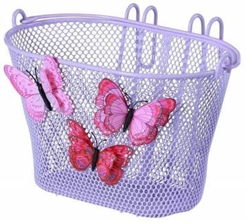 Kinderfietsmand Basil Jasmin Butterfly - Lila, Verzenden, Nieuw