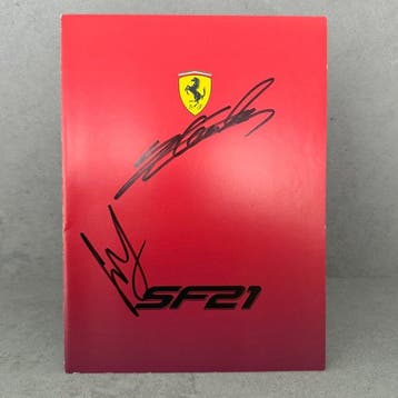 Ferrari - Charles Lecle3rc - Carlos Sainz - 2021 - Brochure, Nieuw