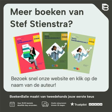deel 2 / Boekhouden voor het hbo Opgaven deel 2 / Opgaven, Verzenden, Zo goed als nieuw, Stef Stienstra
