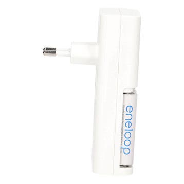 Panasonic BQ-CC51 lader + 4 Eneloop AA batteri met garantie, Audio, Tv en Foto, Accu's en Batterijen, Ophalen of Verzenden, Gebruikt