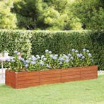 vidaXL Plantenbak verhoogd 320x80x45 cm cortenstaal roestig, Tuin en Terras, Bloembakken en Plantenbakken, 100 cm of meer, Verzenden