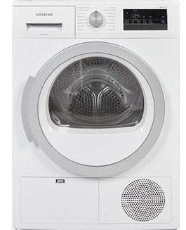 Siemens Wt45h201 Warmtepomompdroger 7kg, Ophalen of Verzenden, Zo goed als nieuw, Voorlader, 85 tot 90 cm