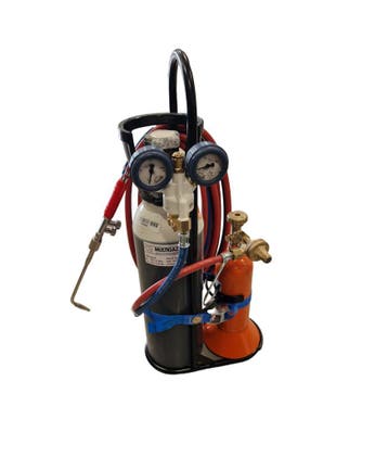 MG hardsoldeerset propaan/zuurstof met draagframe compleet, Ophalen, Nieuw