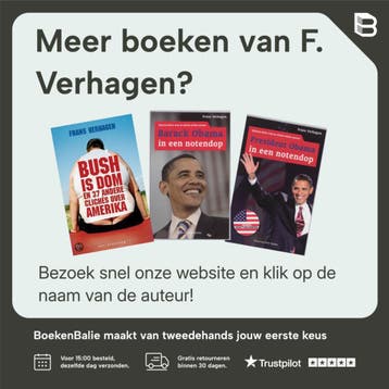 Bush is dom en 37 andere cliches over Amerika - F. Verhagen, Verzenden, Zo goed als nieuw, F. Verhagen