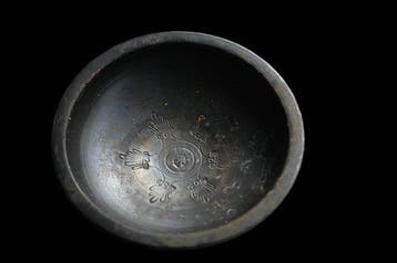 Oud-Grieks Terracotta Campaniaanse zwarte geglazuurde kom