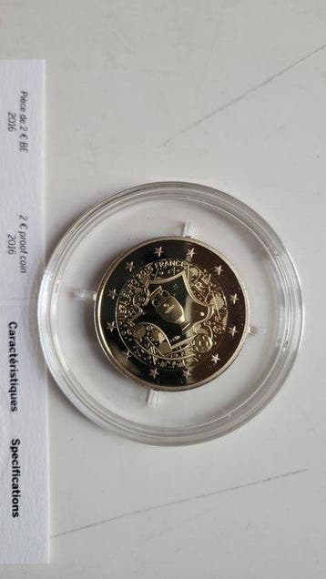Frankrijk. 2 Euro 2016 UEFA Euro 2016 Proof (Zonder