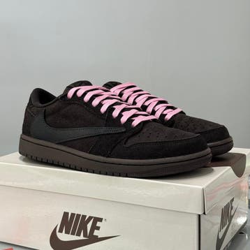 Nike Air Jordan 1 Low Travis Scott Velvet Brown, Bruin, Verzenden, Nike, Nieuw
