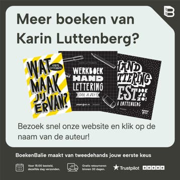 Handlettering doe je zo! - Karin Luttenberg 9789048834228, Verzenden, Gelezen, Karin Luttenberg