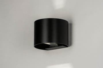 Rietveld Wandlampen - Zwart - Metaal, Aluminium, Verzenden, Nieuw