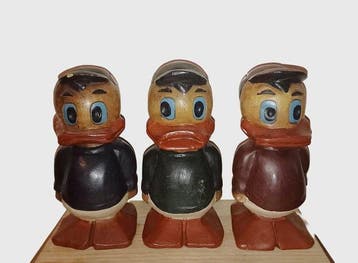 Donald Duck - 3 Figurine - 1980, Verzamelen, Nieuw
