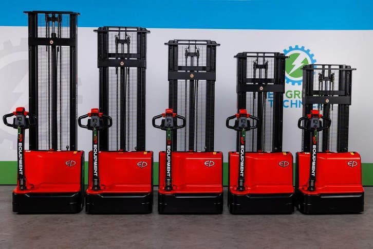 Elektrische Stapelaar | 1.500 kg | 2,7 - 4,15 | vanafprijs:, Zakelijke goederen, Machines en Bouw | Heftrucks en Intern transport