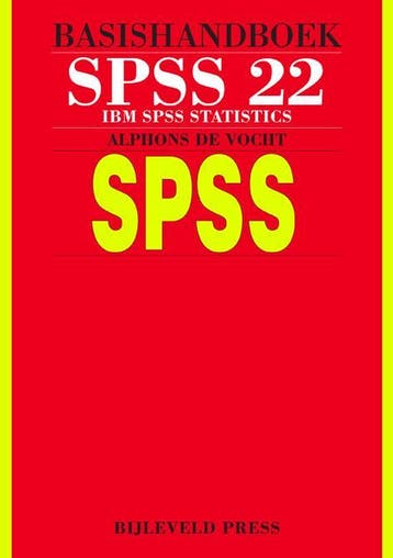 Basishandboek SPSS 22, 9789055482412, Verzenden, Zo goed als nieuw, HBO