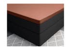 PRIMAVIERA DELUXE Topper Satijn Hoeslaken Bruin - 90 x 200, Nieuw