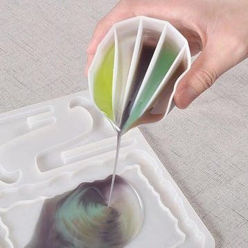 Siliconencup epoxy mengen 5 vaks per stuk voor resin, zeep, Ophalen of Verzenden, Nieuw