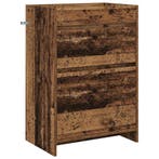 vidaXL Badkamer Onder Wasbak Kast Oud hout 56 x 37,5 x 81 cm, Verzenden, Nieuw