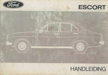 1974 Ford Escort Instructieboekje Handleiding Nederlands!, Verzenden