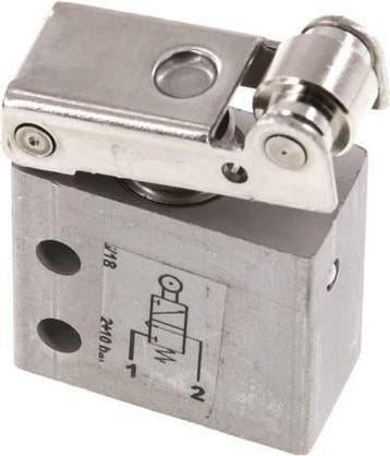 3/2 M5 NC Rolbediend Hefboom Ventiel 2-10bar/28-140psi, Verzenden, Nieuw