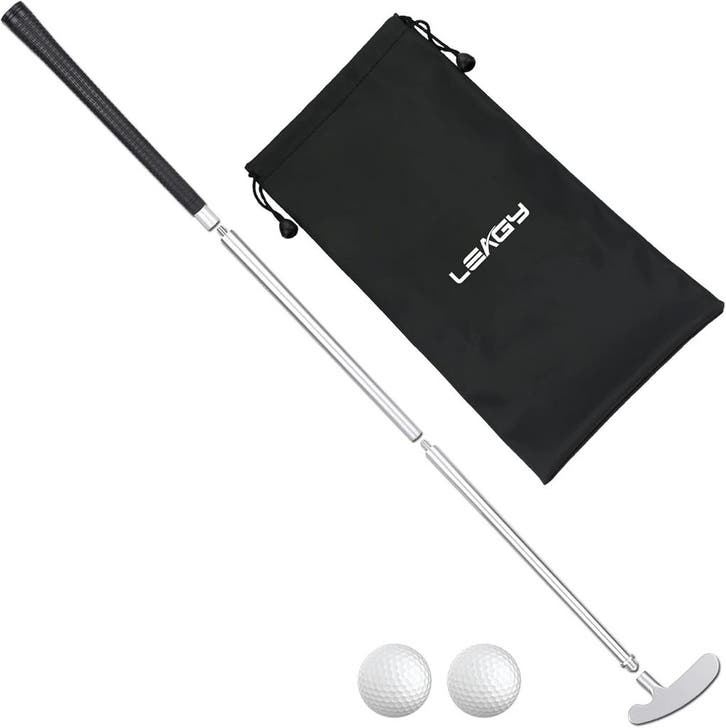 Draagbare Golf Putter | Set met Ballen | Tweedekansje OP=OP, Sport en Fitness, Golf, Nieuw, Overige merken, Club, Ophalen of Verzenden