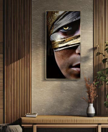 NAIROBI GELAKT CANVAS MET FRAME -A- CM 52X4X102 - 032599000A, Ophalen of Verzenden, Nieuw