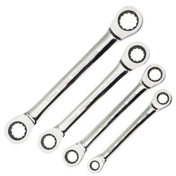 Ringratelsleutel 8-19 mm - Set van 4 - Neo-Tools 09-070, Ophalen of Verzenden, Nieuw