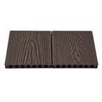 Composiet Vlonderplank Coffee 2,3 X 14,8 Cm Houtnerf /, Nieuw