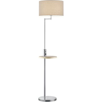 LED Vloerlamp - Trion Cliso - E27 Fitting - Rond - Mat, Ophalen of Verzenden, Nieuw, Metaal, Overige fittingen