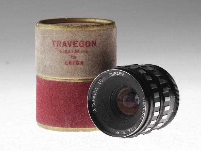A.Schacht Travegon 1:3,5/35 R Groothoeklens, Verzamelen, Fotografica en Filmapparatuur