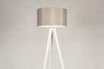 Rietveld Vloerlampen - Wit, Grijs - Stof, Metaal, Huis en Inrichting, Verzenden, Nieuw