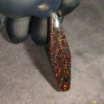 Grote Australische opaalhanger Matrix Sieraden - Hoogte: 62