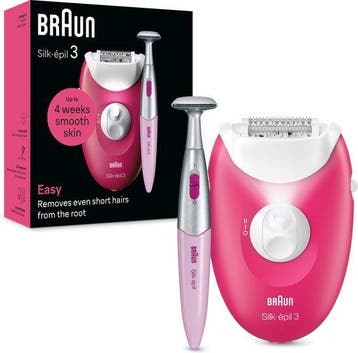 Braun Silk·épil 3 3-202 - Epilator Met Snoer, Verzenden, Nieuw