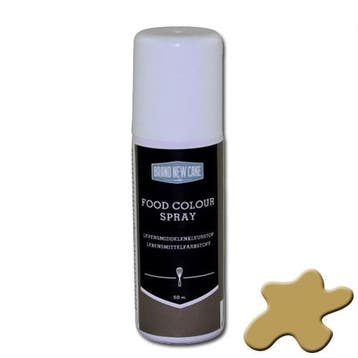 BrandNewCake Kleurspray Metallic Goud 50ml, Verzenden, Nieuw