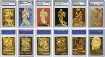 1996/97 Fleer Kobe Bryant - Lot of 6 Gold Cards (23KT) - 6, Nieuw