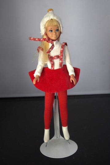 Mattel - Barbiepop Skipper #0950 met Skating Fun #1908 mode