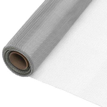 vidaXL Gaasjes 112 x 2000 cm Mesh RVS 201 zilver, Verzenden, Nieuw, IJzer, 1 tot 2 meter