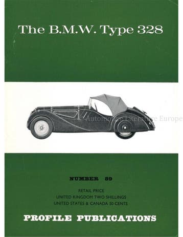 THE BMW TYPE 328 (PROFILE PUBLICATIONS 89), Nieuw, BMW, Author